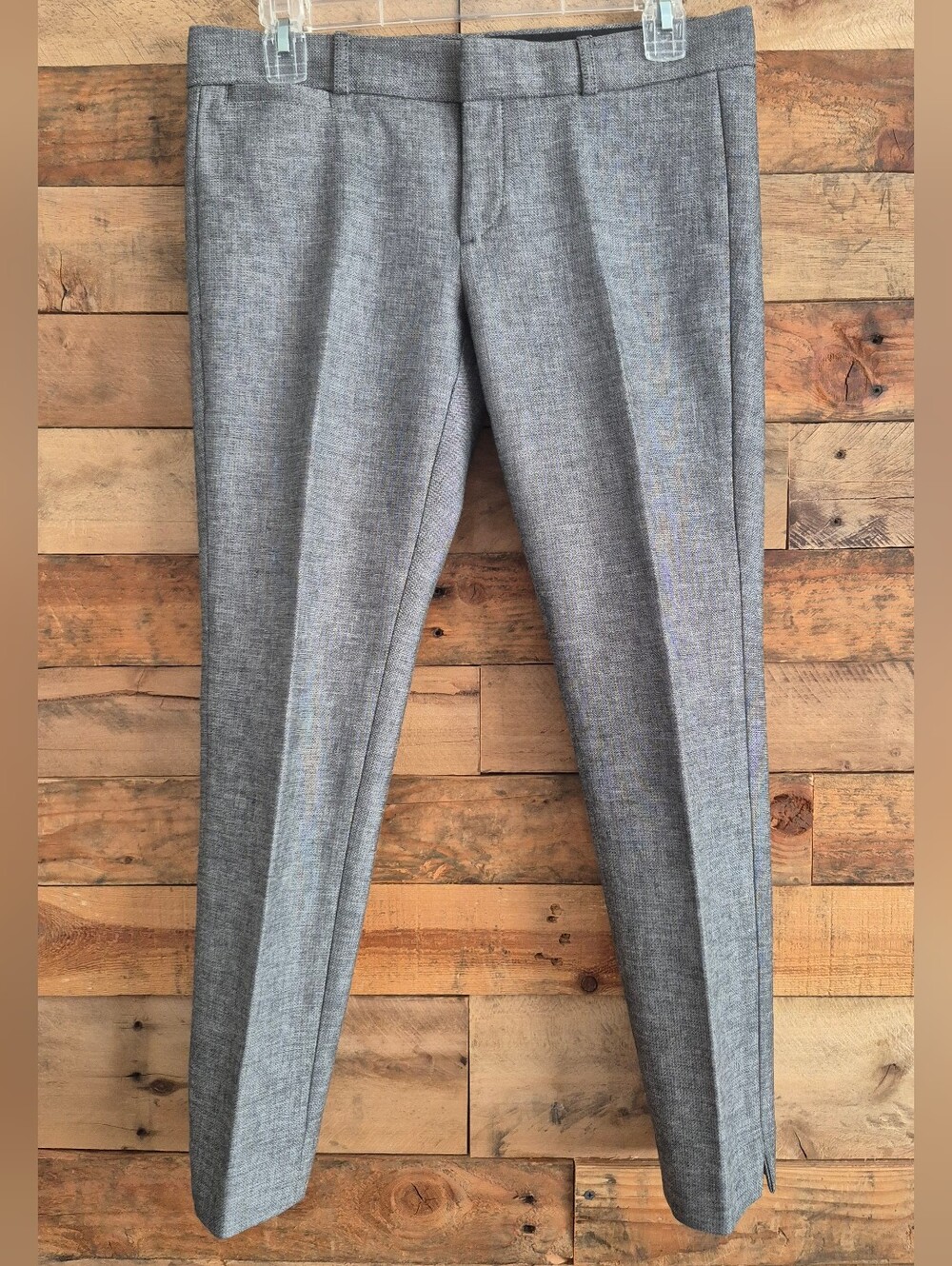 Banana Republic Original Bi-Stretch Sloan Low-Rise Slim Ankle Pants 161846 Grey
